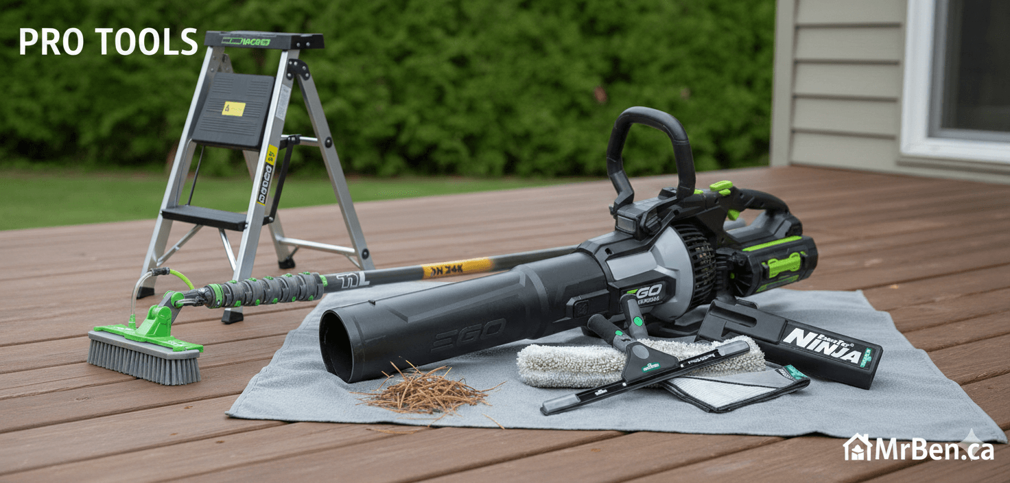 Beyond the Squeegee: A Look at the Pro Tools for Window & Gutter Cleaning